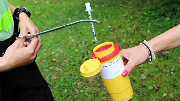 Akce Jehla. Strážníci městské policie kontrolovali dětská hřiště