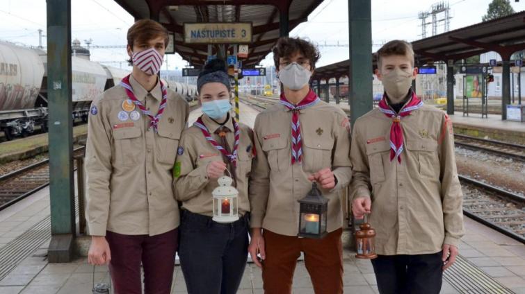 Betlémské světlo roznesou skauti v Uherském Hradišti už tuto sobotu