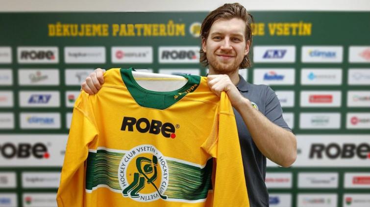 Hokejisty Vsetína posílil útočník Číp, doteď působil v Dánsku 