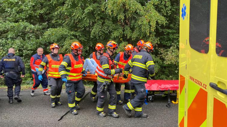 Řidička sjela u Bohuslavic mimo silnici a narazila do stromu. Na místě byli tři zranění
