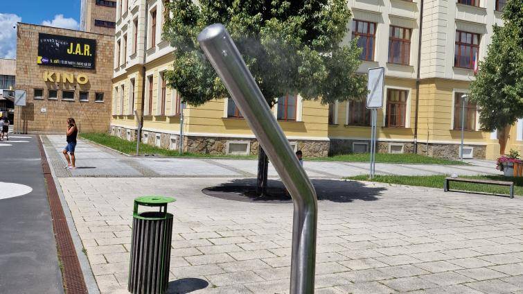V centru Vsetína osvěží návštěvníky nová mlžítka