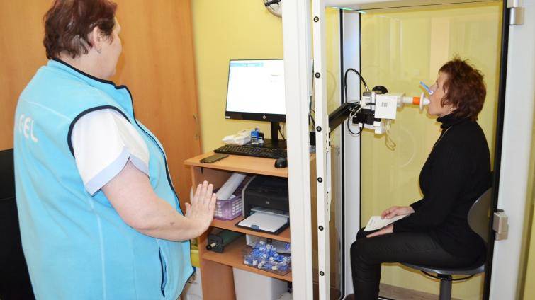 Vyšetření pomocí spirometrie podstoupí ve valašskomeziříčské nemocnici přes 3000 pacientů ročně