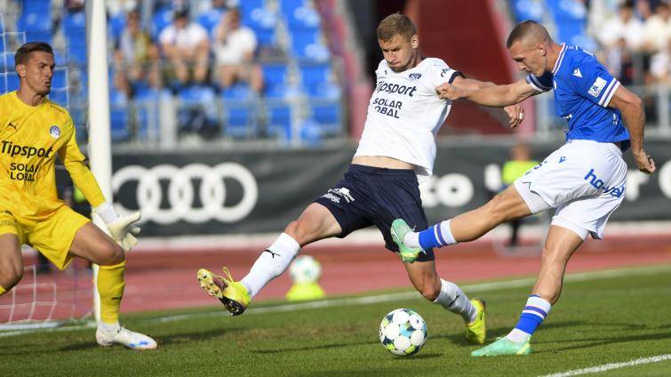Fotbalisté Slovácka podlehli Baníku 0:2. Na ostravské půdě podali bezzubý výkon
