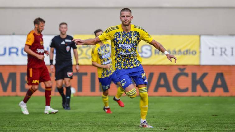 Zlín udržel s Duklou domácí neporazitelnost, z penalty srovnal Černín