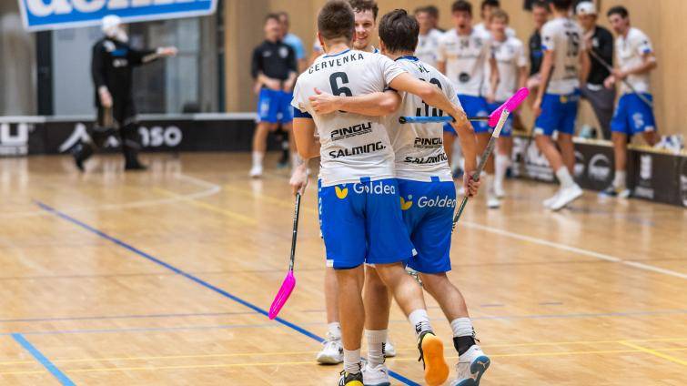 Florbalisté Otrokovic předvedli nejlepší třetinu sezony. Prvoligového lídra ze Šumperku zdolali 7:5