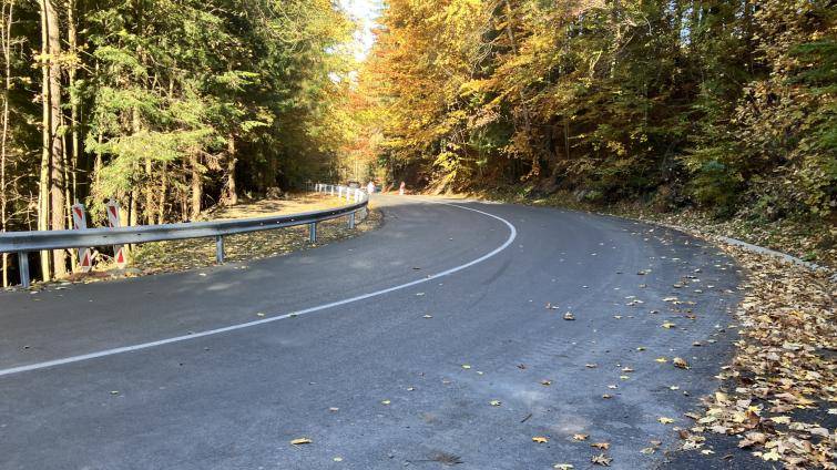 Silnice přes Soláň je po rekonstrukci hotová