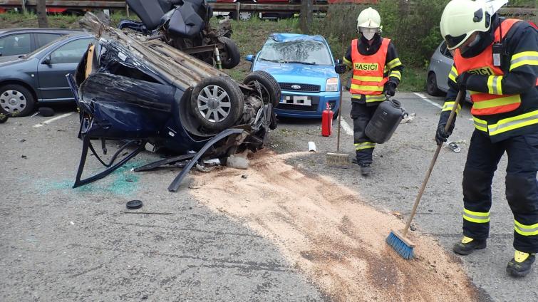 Na Jižních Svazích došlo k vážné dopravní nehodě