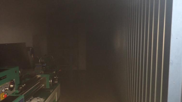 Požár skladu ve Zlíně - Loukách