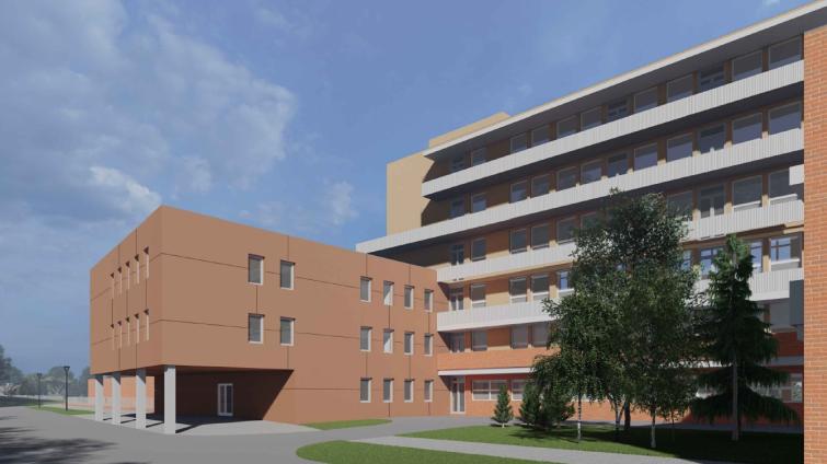 Vizualizace severní přístavby. Foto: KNTB