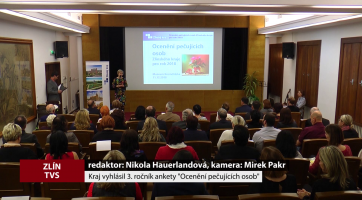 Kraj vyhlásil 3. ročník ankety "Ocenění pečujících osob"