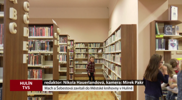 Mach s Šebestovou zavítali do knihovny v Hulíně