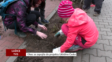 Obec Lužice se zapojila do projektu Ukliďme Česko