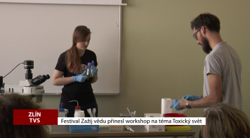 Festival Zažij vědu přinesl workshop na téma Toxický svět
