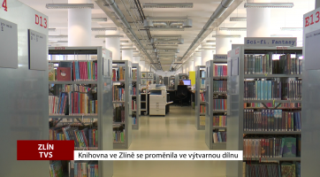 Knihovna ve Zlíně se proměnila ve výtvarnou dílnu