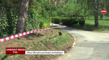 Ulice Okružní prochází revitalizací
