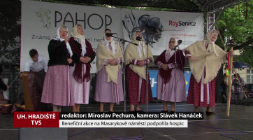 Benefiční akce na Masarykově náměstí podpořila hospic