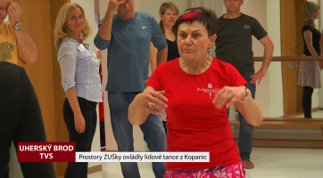 Prostory ZUŠky ovládly lidové tance z Kopanic