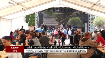Pivnímu festivalu Kyjovský škopek vyšlo počasí na jedničku