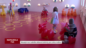 Muzejní noc nabídla zábavné aktivity pro celou rodinu
