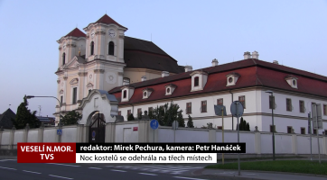 Noc kostelů se odehrála na třech místech