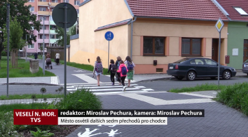 Město osvětlí dalších sedm přechodů pro chodce