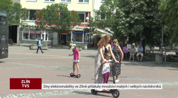 Dny elektromobility ve Zlíně přilákaly velké množství návštěvníků
