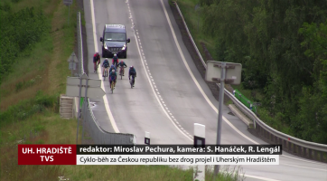 Cyklo-běh za Českou republiku bez drog projel i Uherským Hradištěm