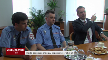 Město podepsalo smlouvu o spolupráci s Policií ČR