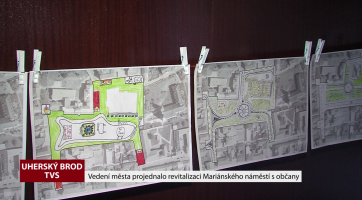Vedení města projednalo revitalizaci Mariánského náměstí s občany