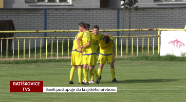 Baník postupuje do krajského přeboru