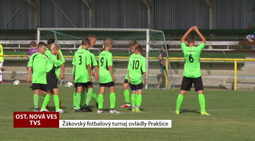 Žákovský fotbalový turnaj ovládly Prakšice