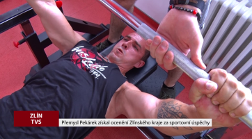 Přemysl Pekárek získal ocenění Zlínského kraje za sportovní úspěchy