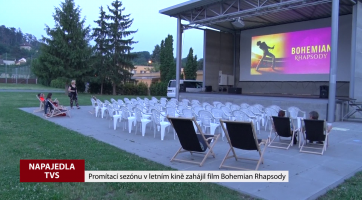 Promítací sezónu v letním kině zahájil film Bohemian Rhapsody