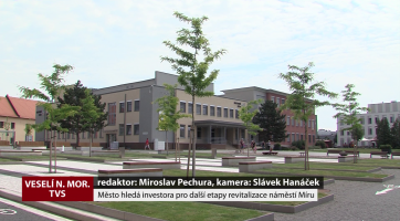 Město hledá investora pro další etapy revitalizace náměstí Míru