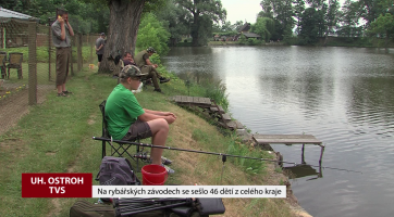 Na rybářských závodech se sešlo 46 dětí z celého kraje
