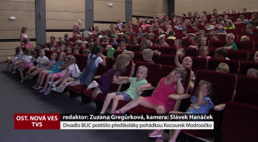 Divadlo BLIC potěšilo předškoláky pohádkou Kocourek Modroočko