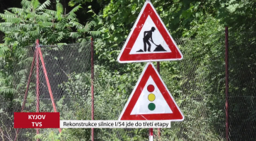 Rekonstrukce silnice I/54 jde do třetí etapy