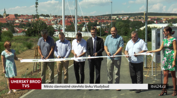 Město slavnostně otevřelo lávku Všudybud
