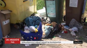 Velkoobjemový odpad nepatří ke kontejnerům