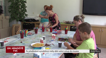 Po předložení vysvědčení měly děti volný vstup do muzea