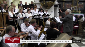 Koncert k výročí 280 let od vysvěcení kostela Svatých andělů strážných
