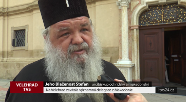 Na Velehrad zavítala významná delegace z Makedonie