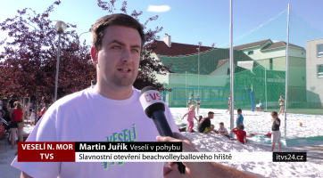 Slavnostní otevření beachvolejbalového hřiště