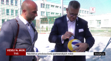 Návštěva představitelů partnerských měst