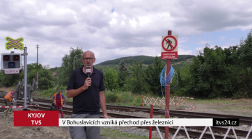 V Bohuslavicích vzniká přechod přes železnici