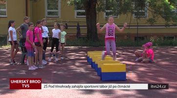ZŠ Pod Vinohrady zahájila sportovní tábor již po čtrnácté