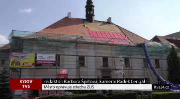 Město opravuje střechu ZUŠ