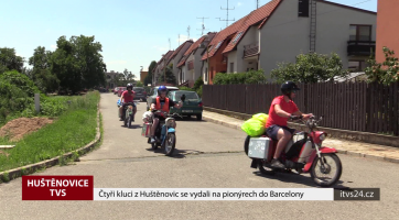 Čtyři kluci z Huštěnovic se vydali na pionýrech do Barcelony