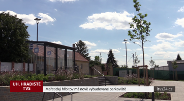 Mařatický hřbitov má nově vybudované parkoviště