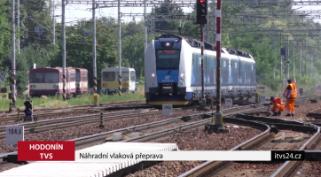 Náhradní vlaková přeprava z Hodonína na Slovensko
